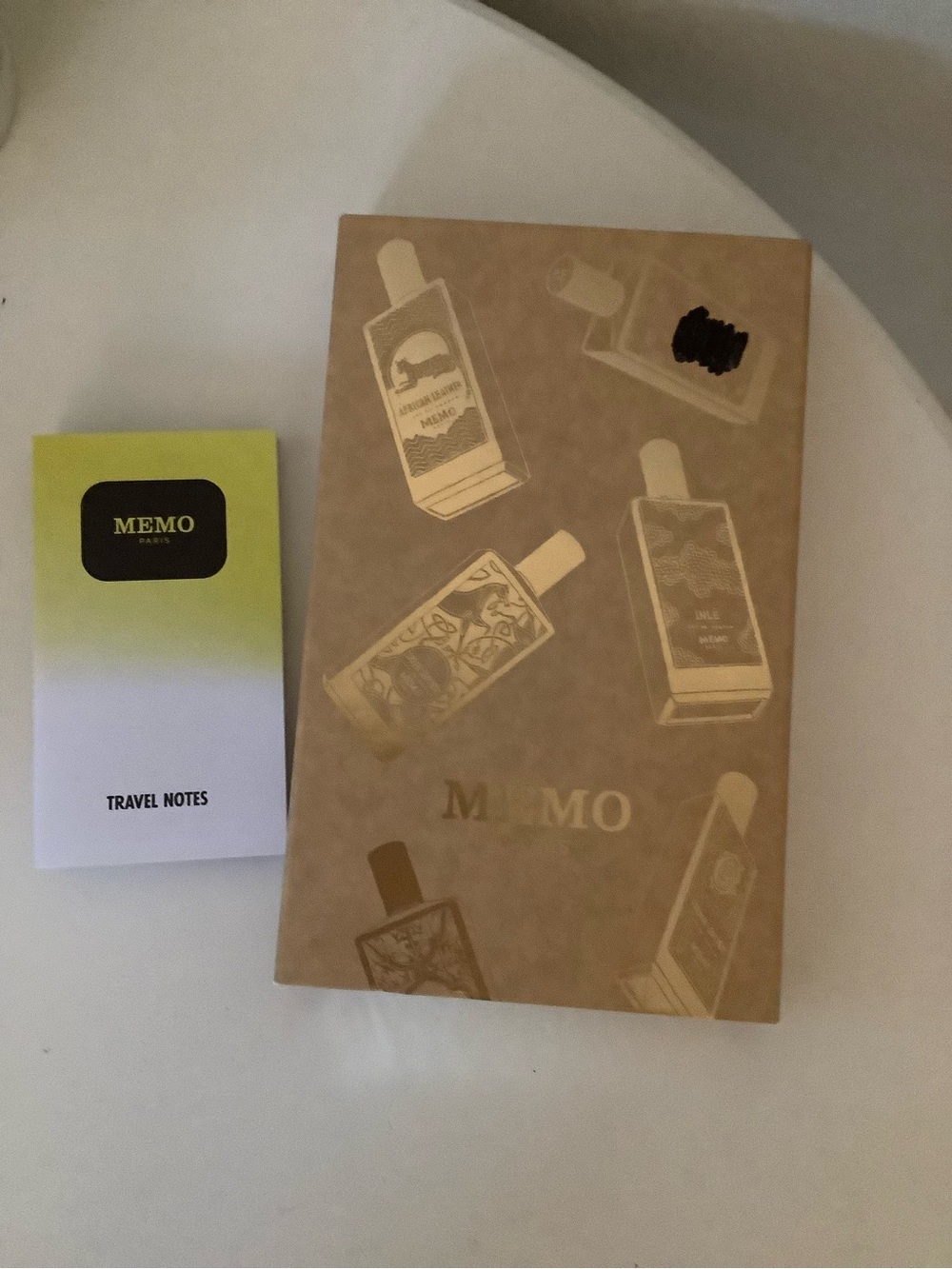 MEMO Paris Men Travel Notes - Green/White Notebook